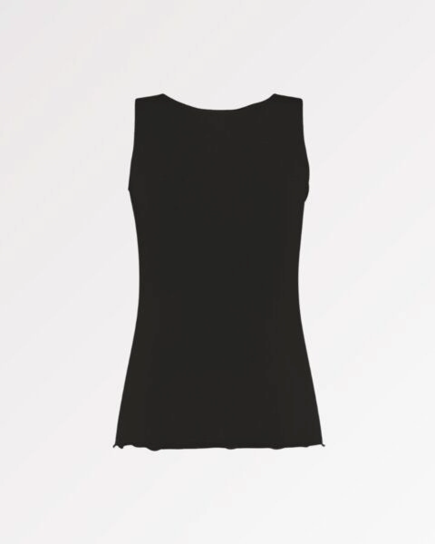 CASAGiN Gerafftes Tanktop mit weiten Schultern aus TENCEL – Ansicht 3