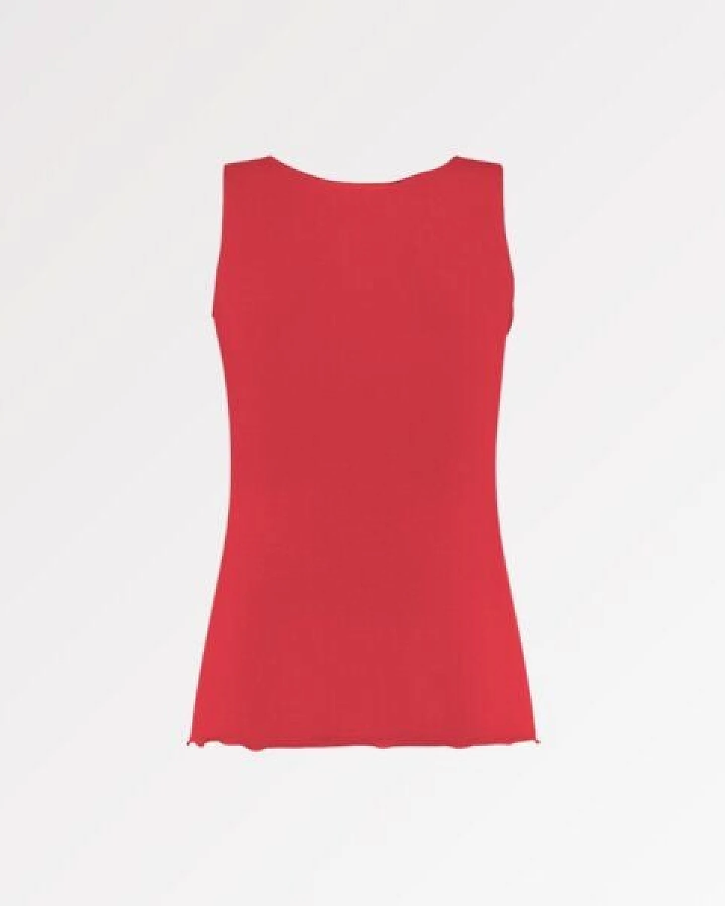 CASAGiN Gerafftes Tanktop mit weiten Schultern aus TENCEL – Ansicht 3