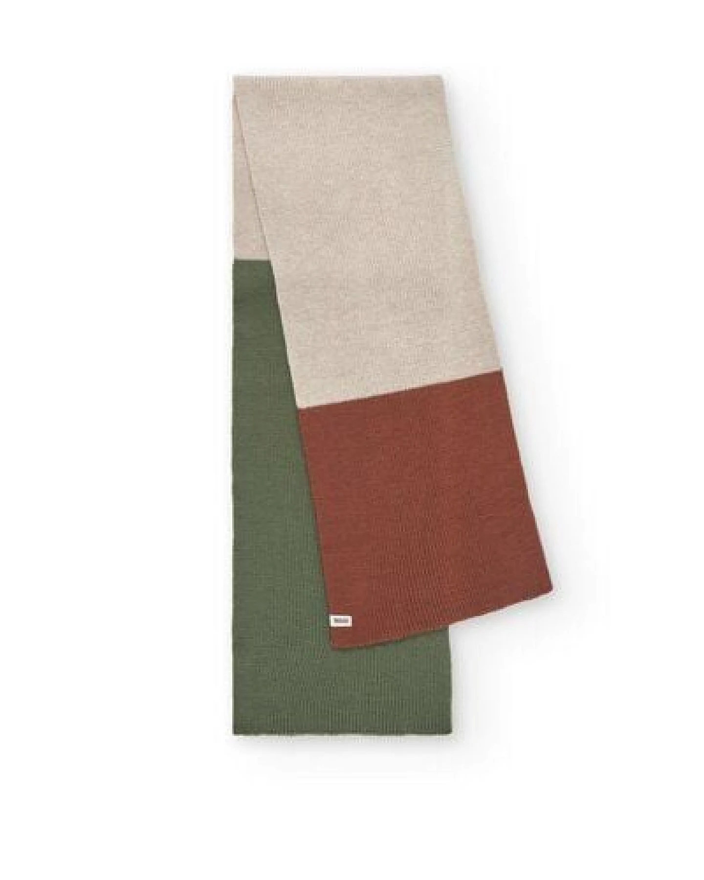 TIRALAHILACHA Tayo chunky wool scarf in three-tone – Ansicht 4