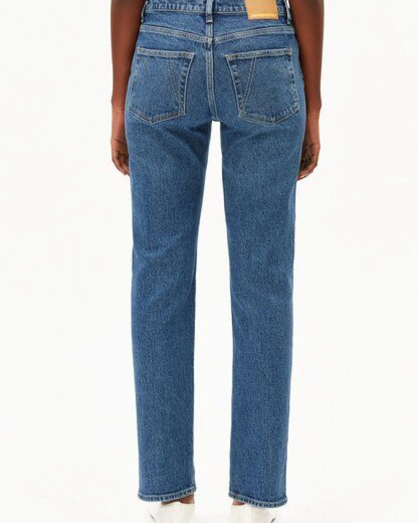 ARMEDANGELS CARENAA Damen Straight Jeans Bio-Baumwoll Mix Comfort Stretch – Ansicht 2