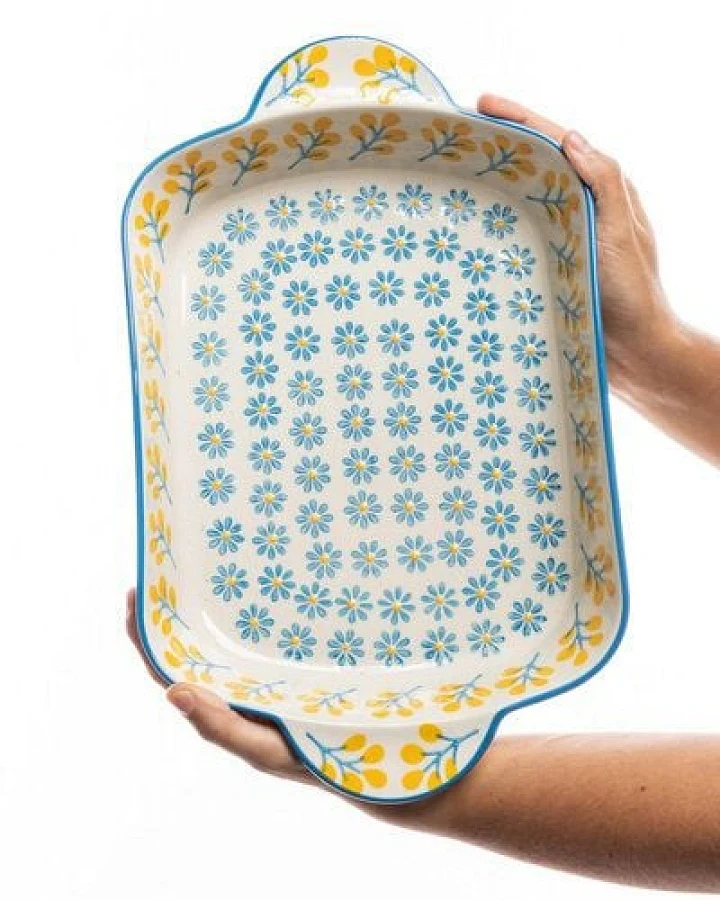 TRANQUILLO Kleine Auflaufform FLORAL 35,5 cm (POR742)