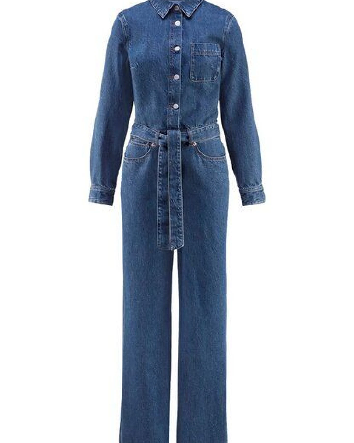 hessnatur Jeans Overall Wide Leg aus Bio-Baumwolle mit TENCEL Lyocell – Ansicht 3