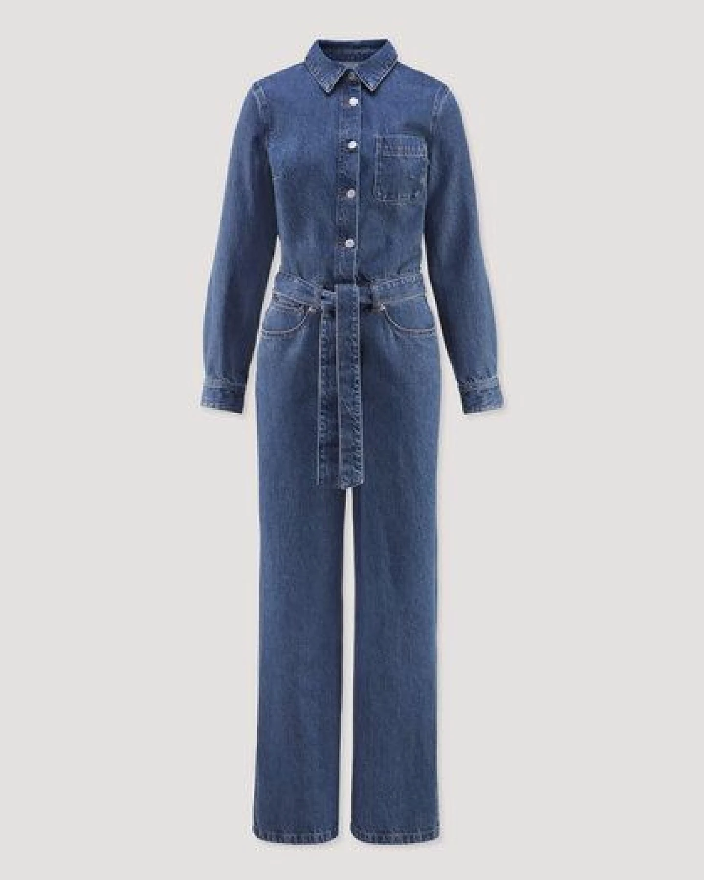 hessnatur Jeans Overall Wide Leg aus Bio-Baumwolle mit TENCEL Lyocell – Ansicht 4