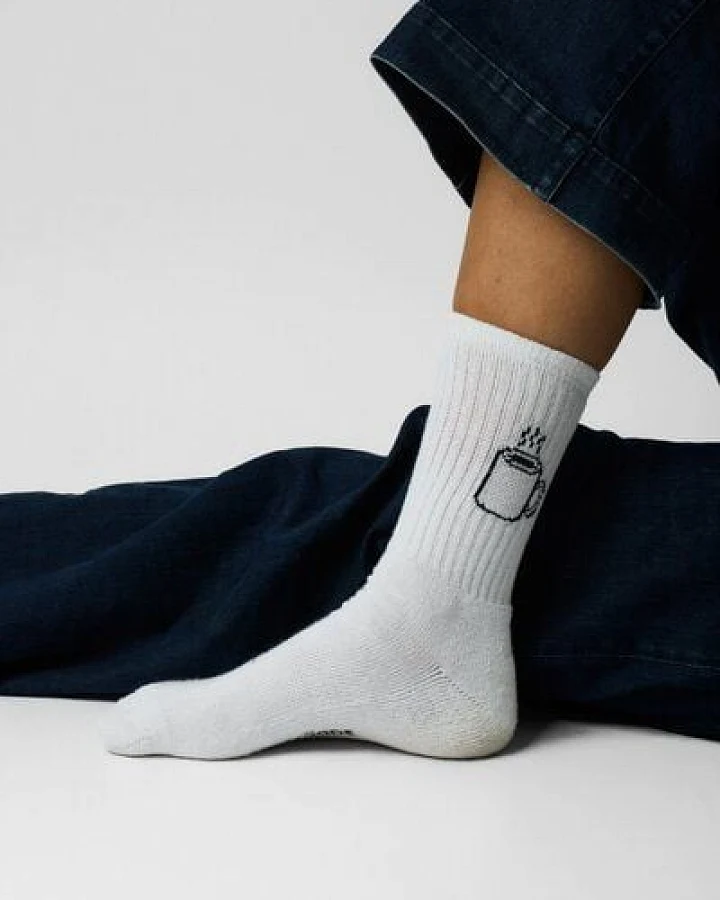 ettics STUDIO sock coffee mug