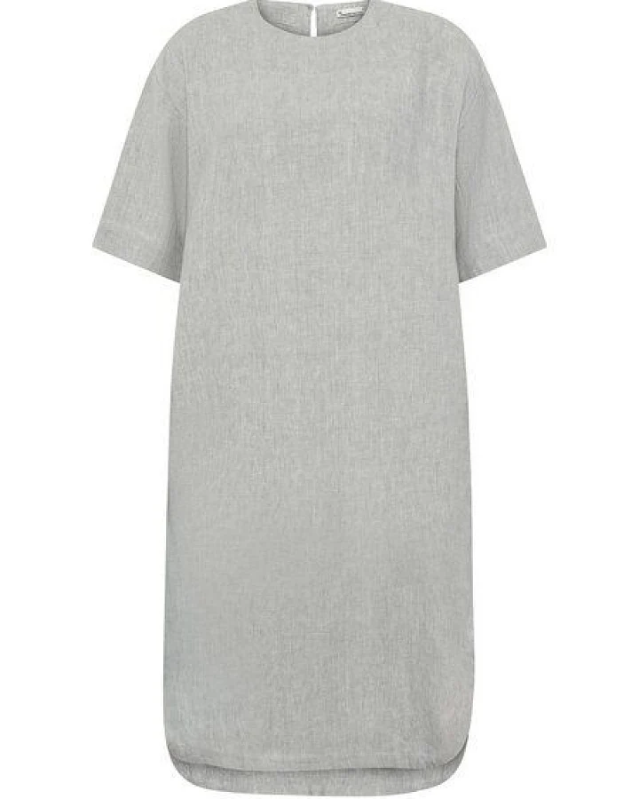 KnowledgeCotton Apparel T-Shirt-Kleid aus Bio-Leinen