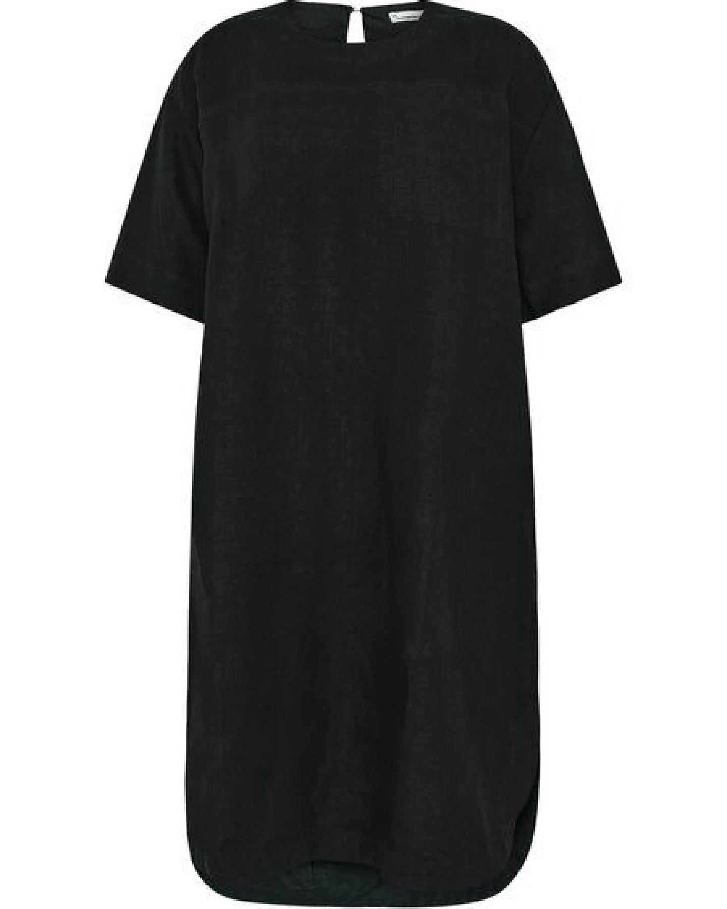 KnowledgeCotton Apparel T-Shirt-Kleid aus Bio-Leinen – Ansicht 3