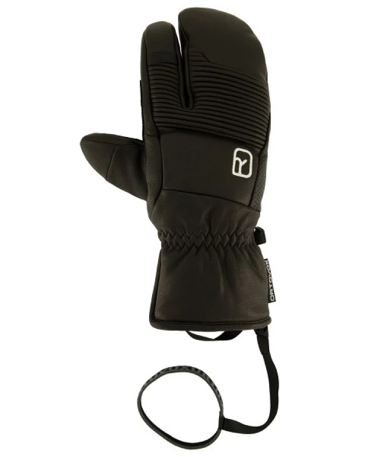 Ortovox - Full Leather 3 Finger Glove - Handschuhe Gr XS schwarz