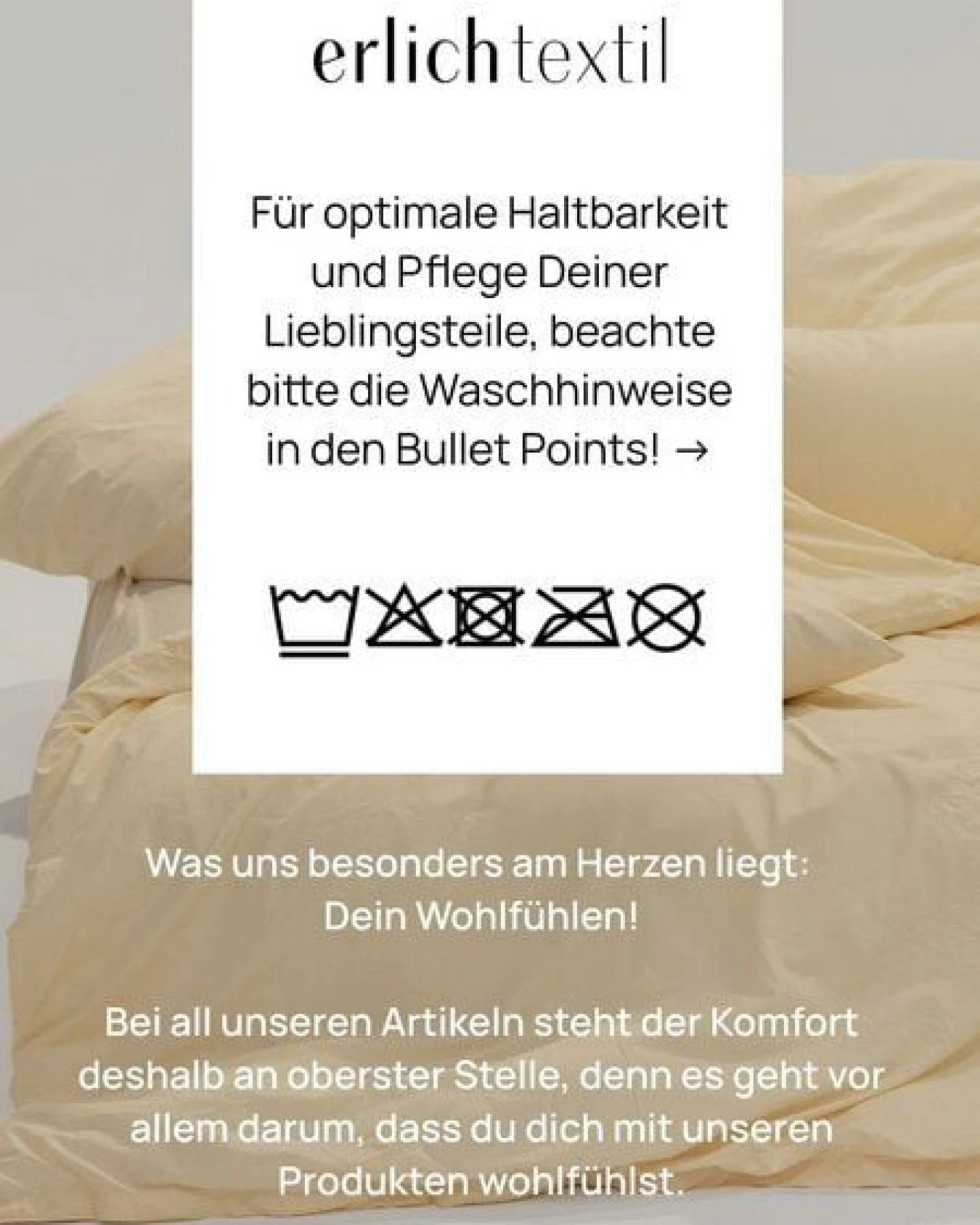 erlich textil Fred Kopfkissenbezug aus weicher Bio-Baumwolle, made in Europe – Ansicht 4