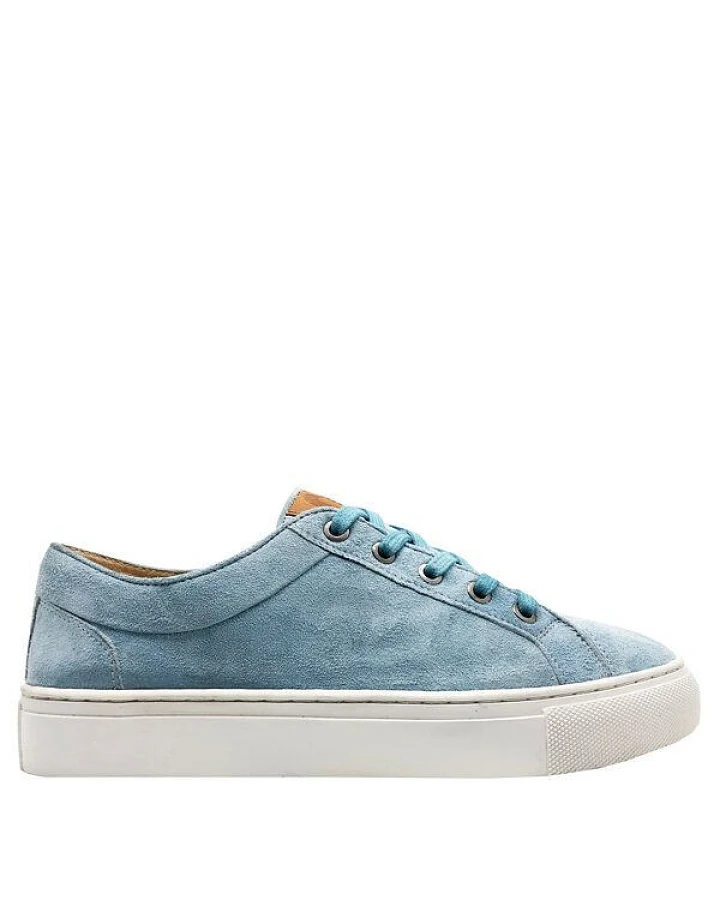 Sneaker aus vegetabil gegerbtem Velourleder von "thies ®"