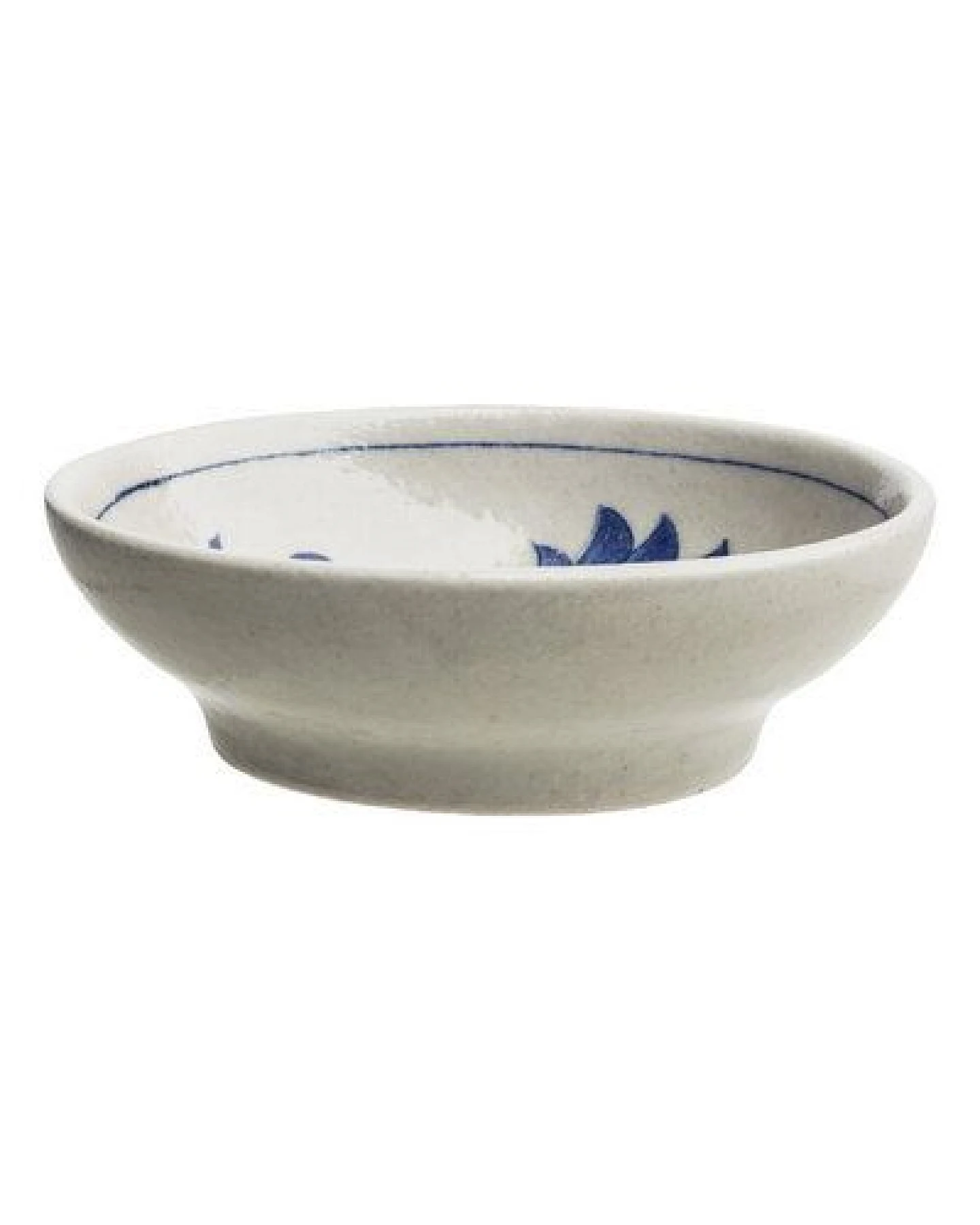 TRANQUILLO Blue Pottery Seifenschale von Hand geformt und bemalt – Ansicht 2