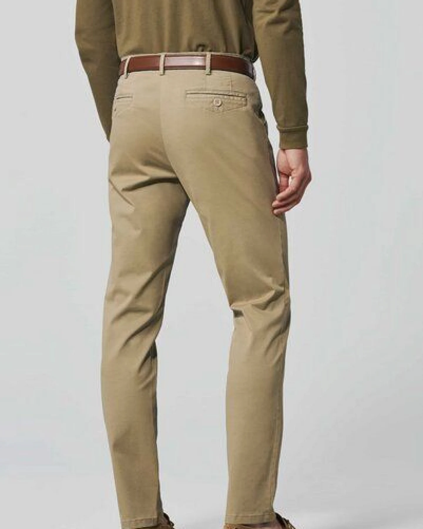 MEYER Tow-Tone-Super-Stretch-Baumwollchino – Ansicht 3