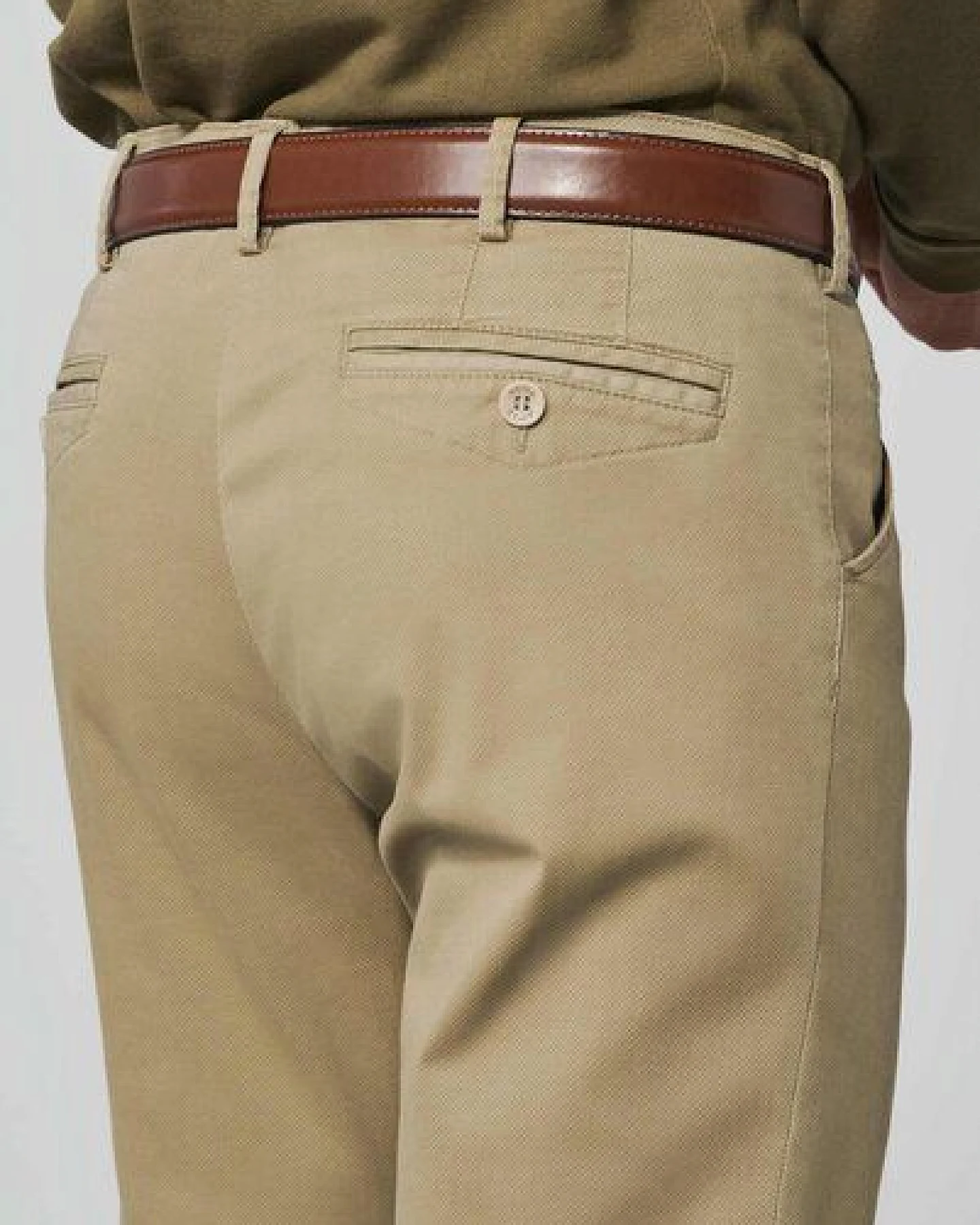 MEYER Tow-Tone-Super-Stretch-Baumwollchino – Ansicht 4
