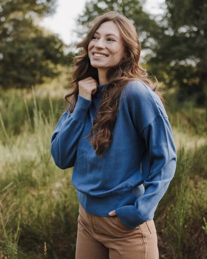 NORDLICHT Feinstrick Pullover aus 100% Bio-Baumwolle TARJA