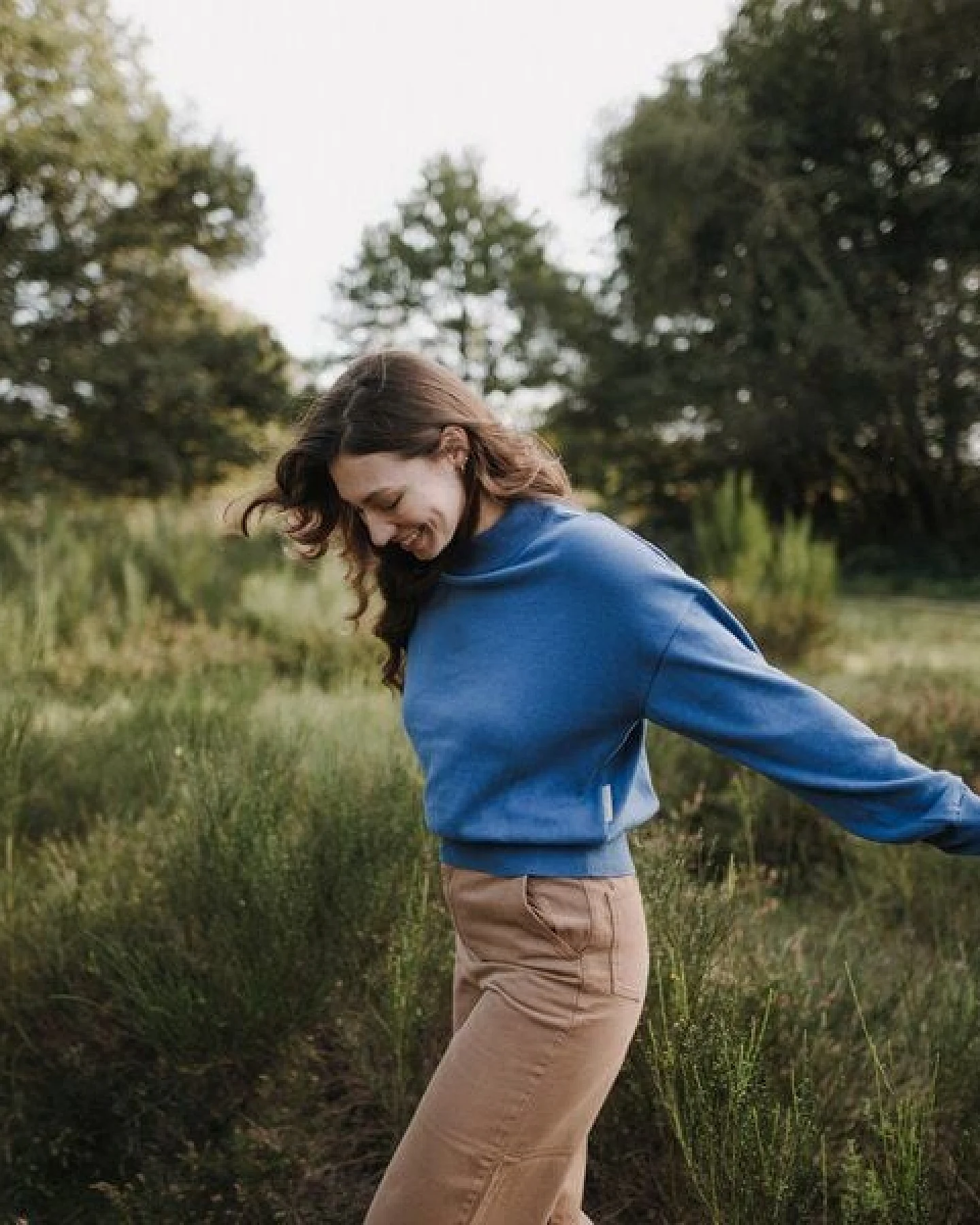 NORDLICHT Feinstrick Pullover aus 100% Bio-Baumwolle TARJA – Ansicht 3