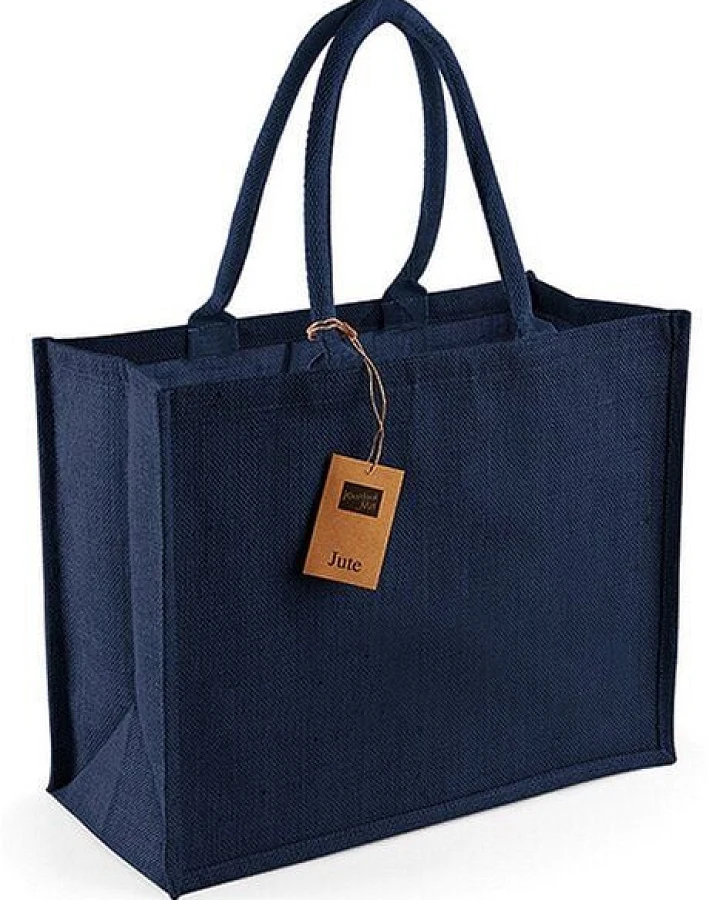 Westford Mill Jute Classic Shopper Tragetasche Schultertasche