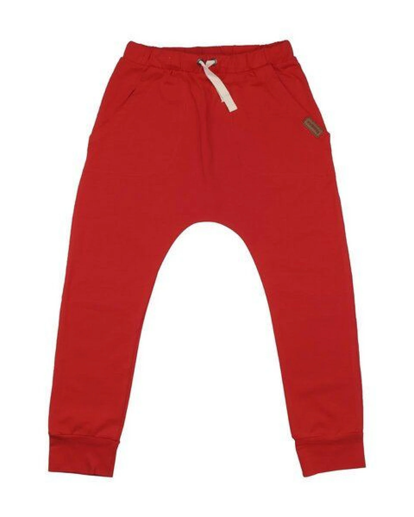 Kinder Jogginghose GOTS zertifiziert Bio-Baumwolle, Rostrot, Walkiddy – Ansicht 2