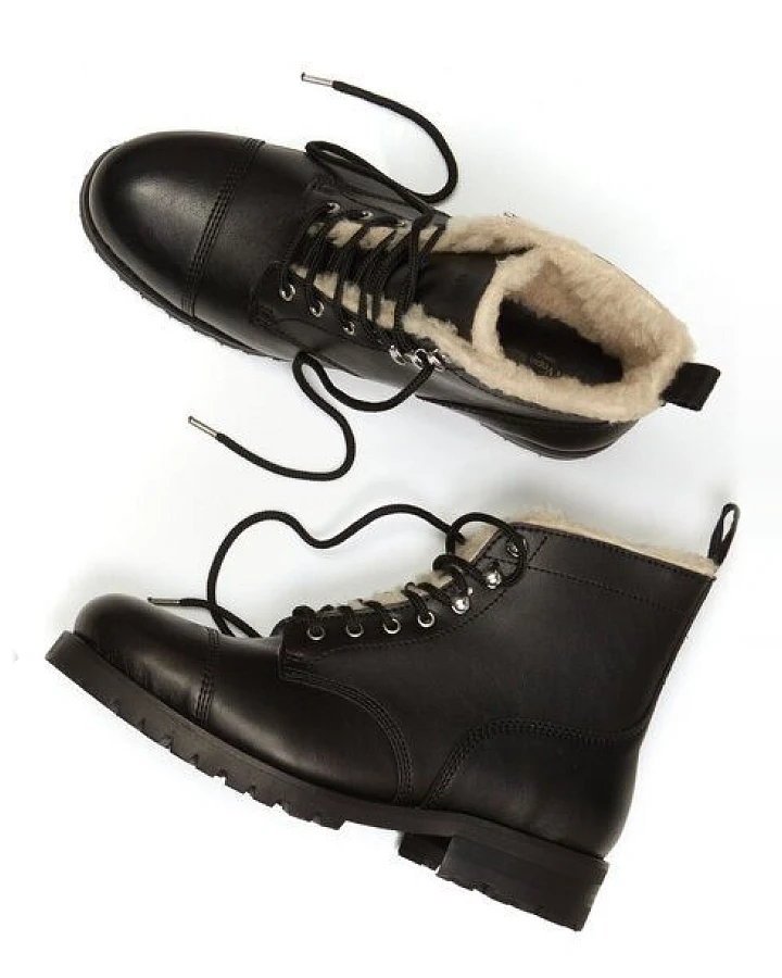 Will's Vegan Shop Isolierte Arbeitsstiefel Herren