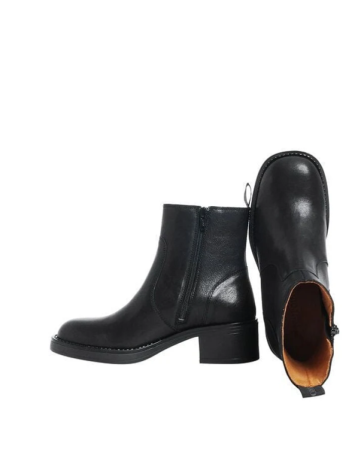 Ten Points Zipper-Boots mit Lederfutter, Ingrid