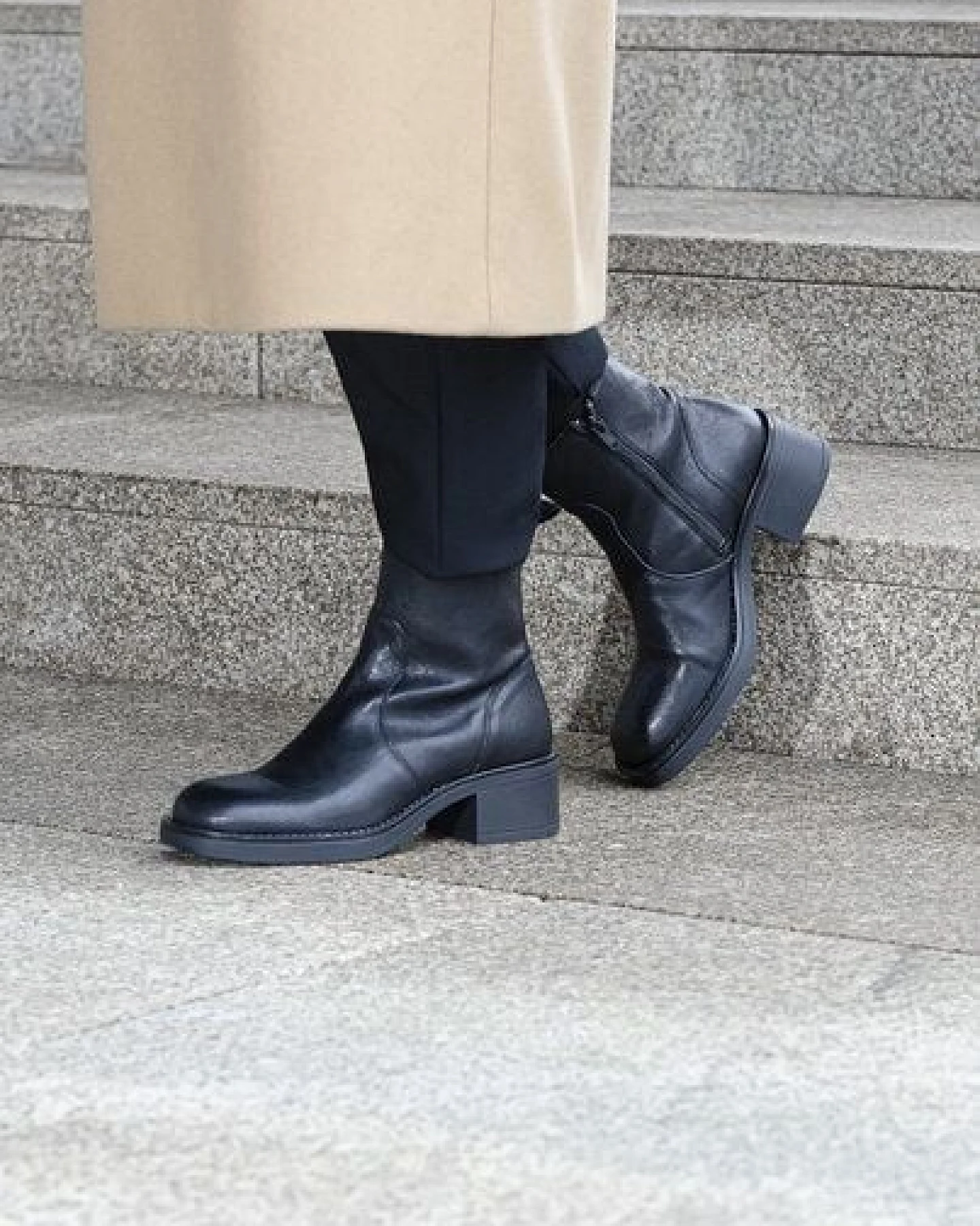 Ten Points Zipper-Boots mit Lederfutter, Ingrid – Ansicht 4
