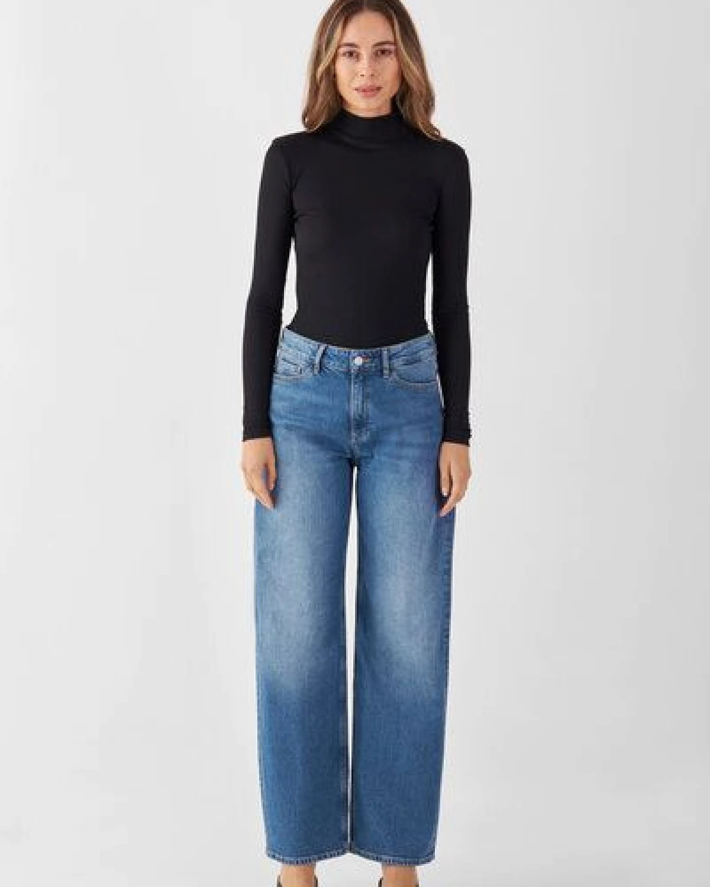 Damen Jeans ASH Barrel Leg Minimal Stretch DAWN Bio-Baumwolle – Ansicht 2