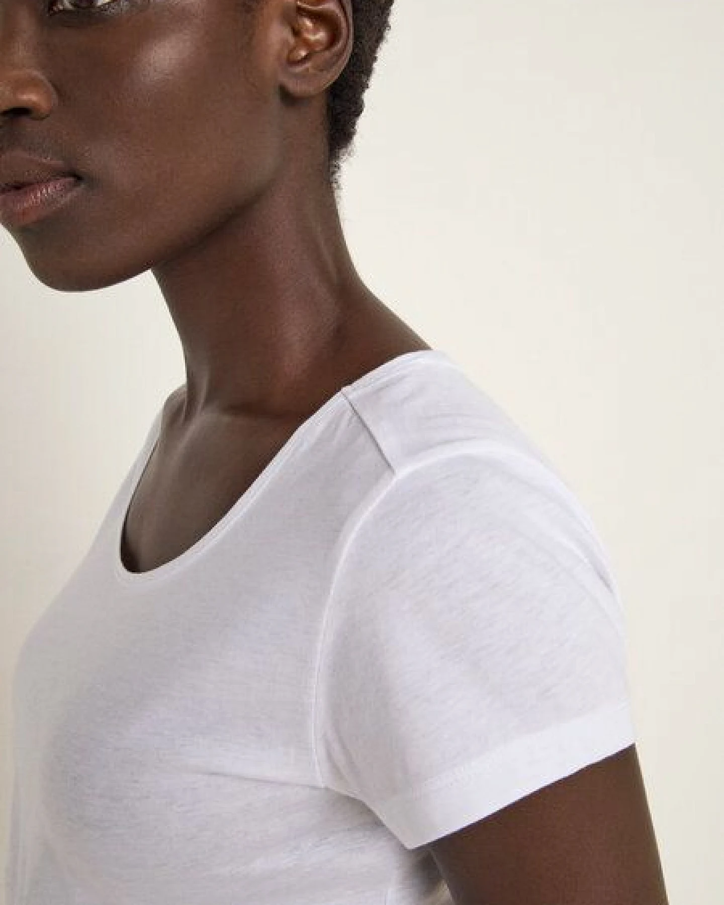 LANIUS Kurzarmshirt aus Bio-Baumwolle – Ansicht 4