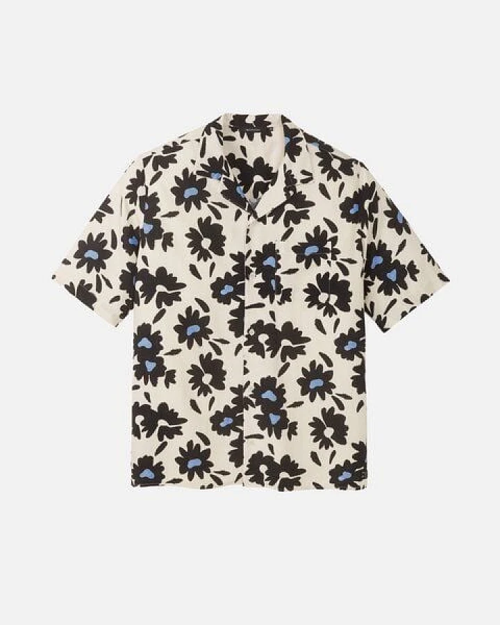 Herren Hemd aus Leinen und LENZING ECOVERO Viskose Mix - CACTUS BLOOM - recolution