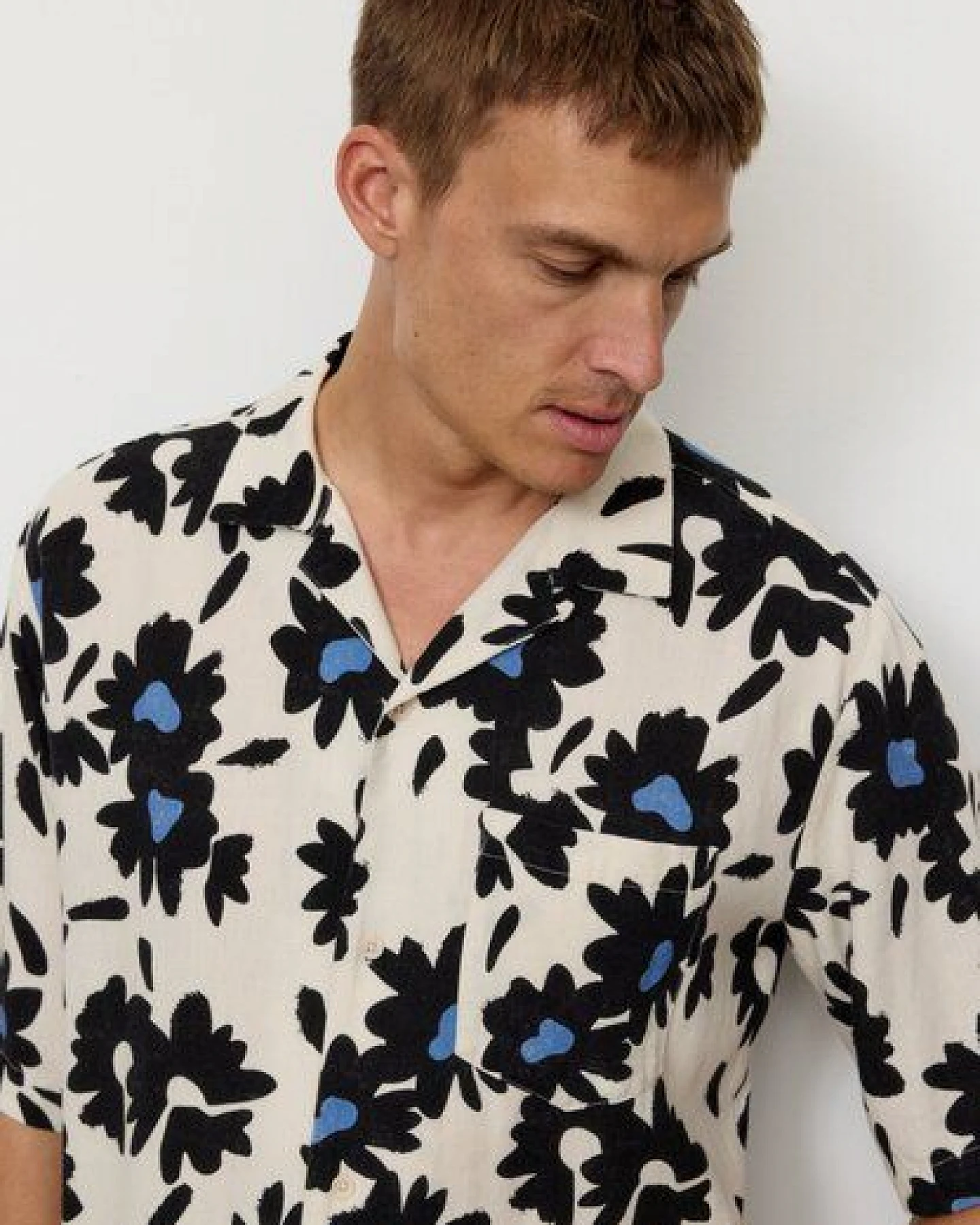 Herren Hemd aus Leinen und LENZING ECOVERO Viskose Mix - CACTUS BLOOM - recolution – Ansicht 2
