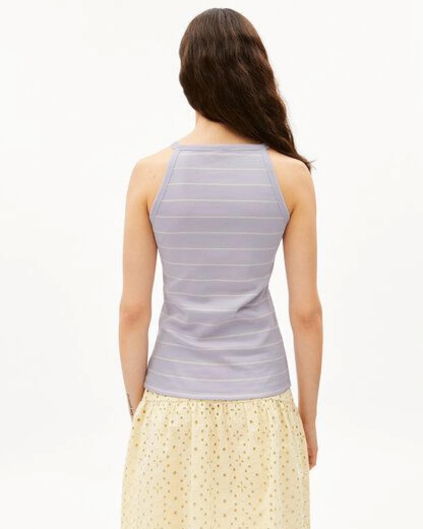 ARMEDANGELS KATAALIN FINE STRIPES Damen Ripp-Top aus Bio-Baumwoll Mix – Ansicht 2