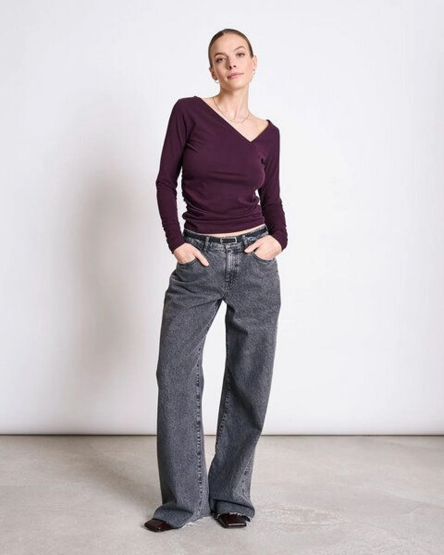 JAN N JUNE Asymmetrisches Longsleeve CASMA – Ansicht 3