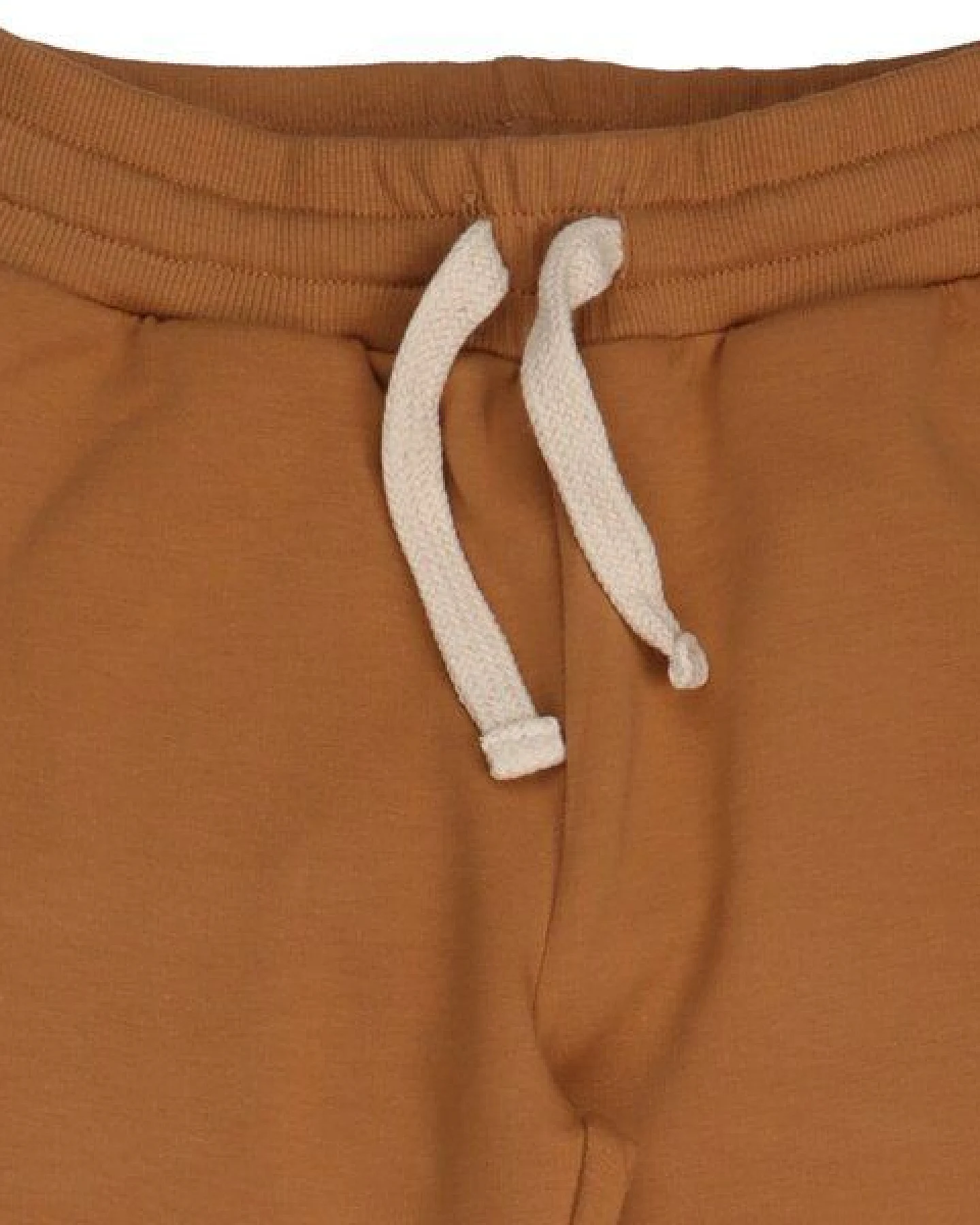 Cotokids Kinder Jogginghose GOTS-zertifiziert aus Bio-Baumwolle warmbraun mit Kordelbund – Walkiddy – Ansicht 3