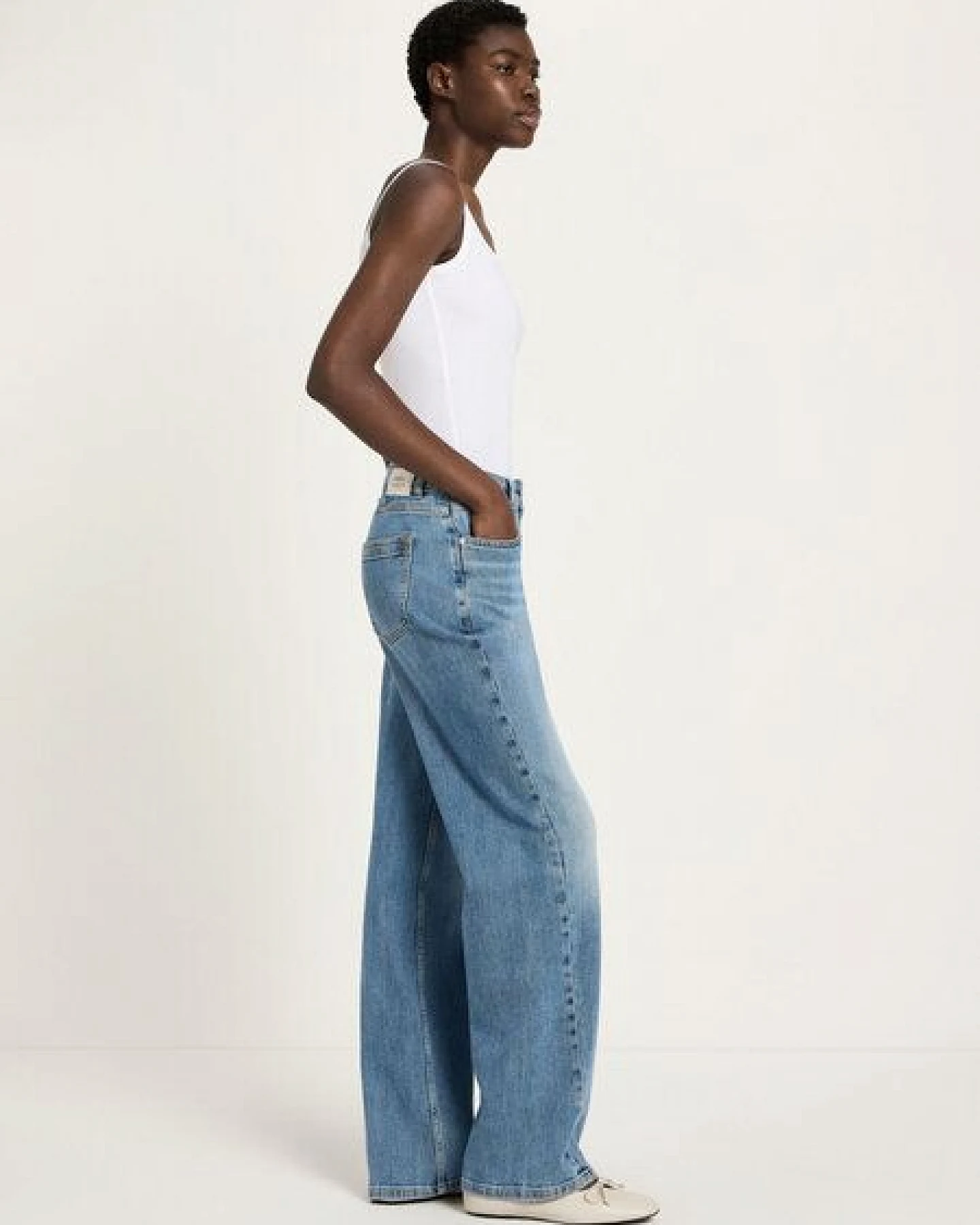 LANIUS Straight Jeans (GOTS) aus Bio-Baumwolle – Ansicht 2
