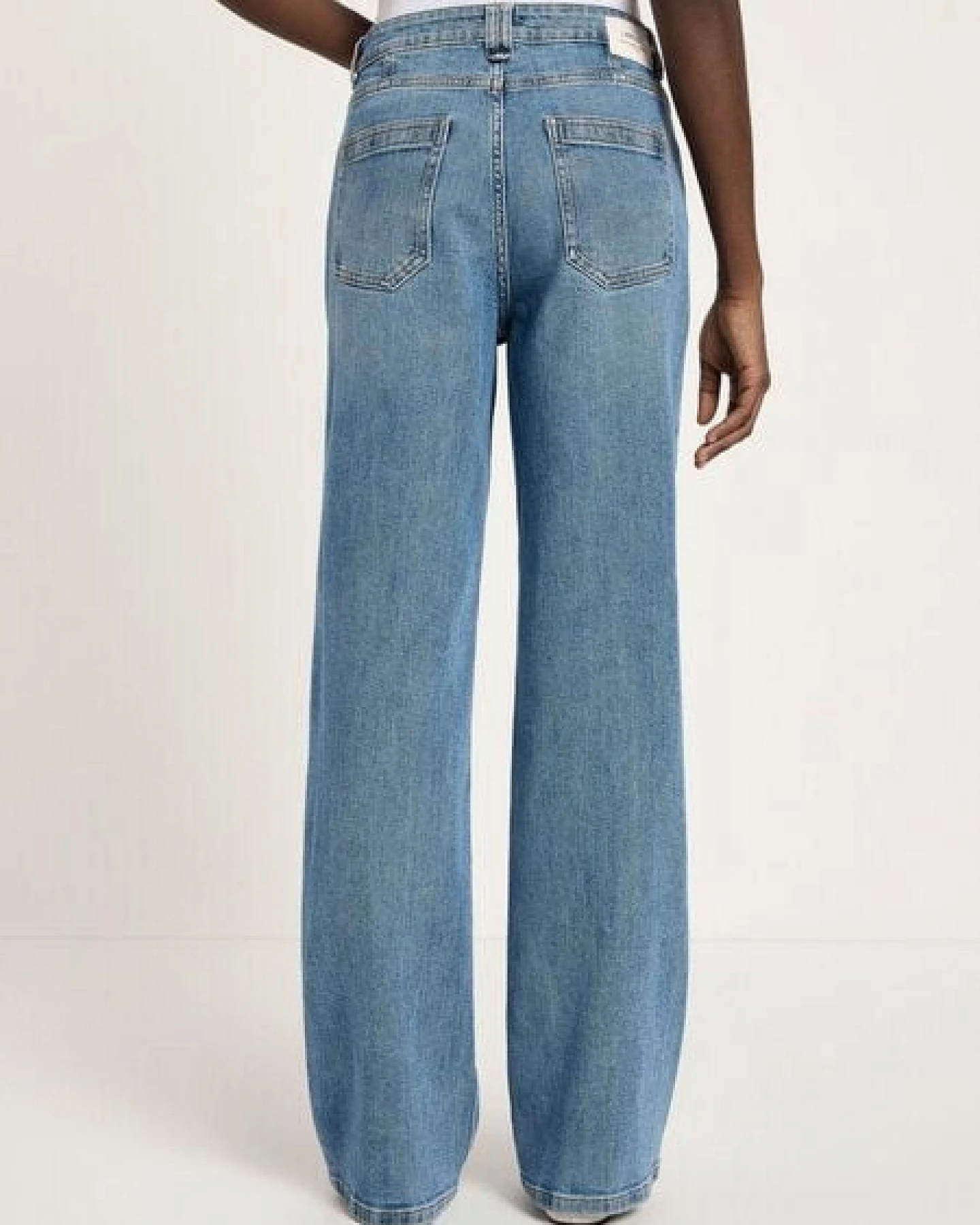 LANIUS Straight Jeans (GOTS) aus Bio-Baumwolle – Ansicht 4