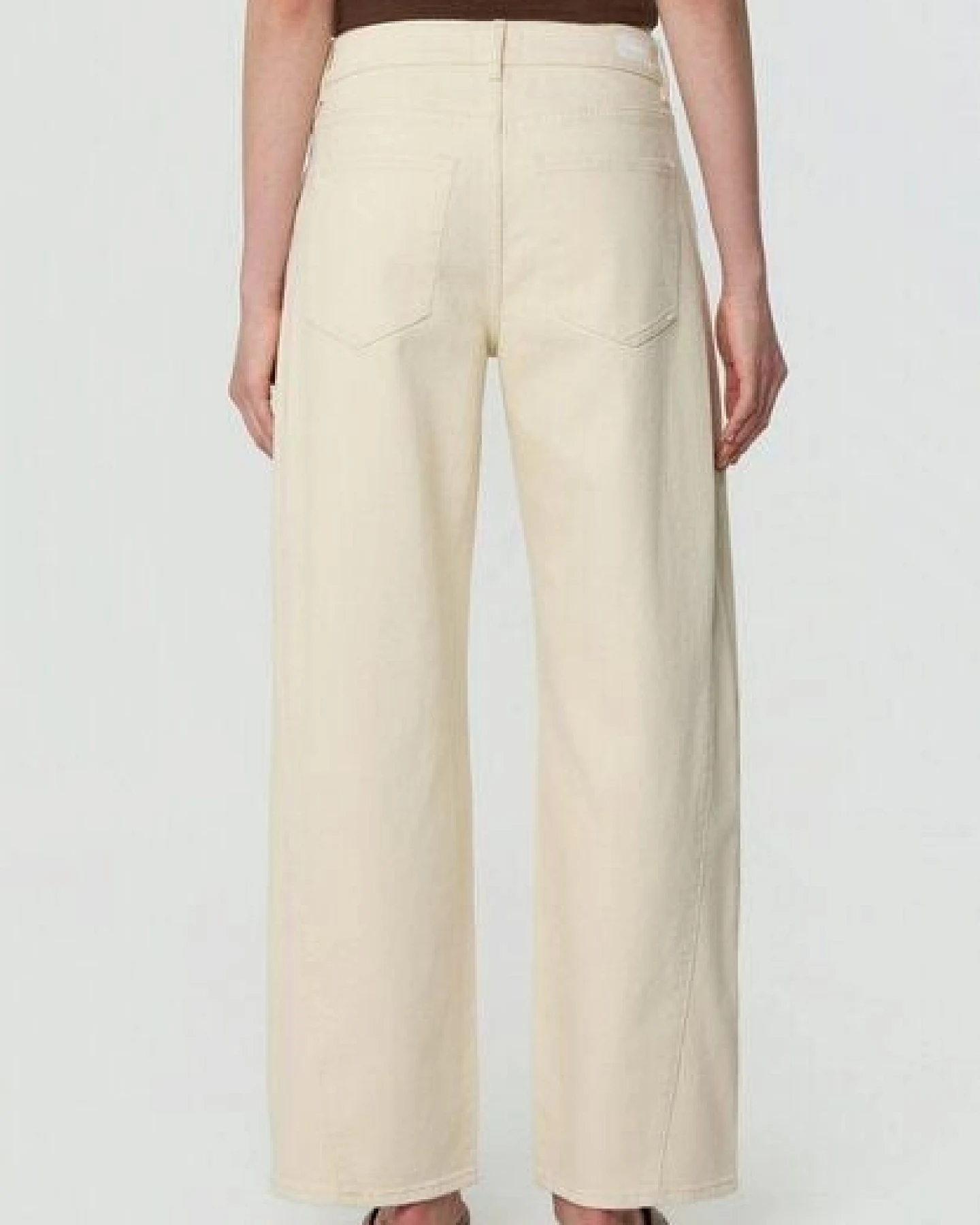 DAWN - Damen Jeans ASH Barrel Leg Cutline Minimal Stretch DAWN Bio-Baumwolle – Ansicht 3