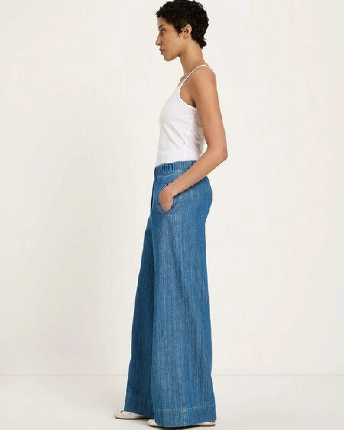 LANIUS Jeans mit Gummibund (GOTS) aus Bio-Baumwolle – Ansicht 4