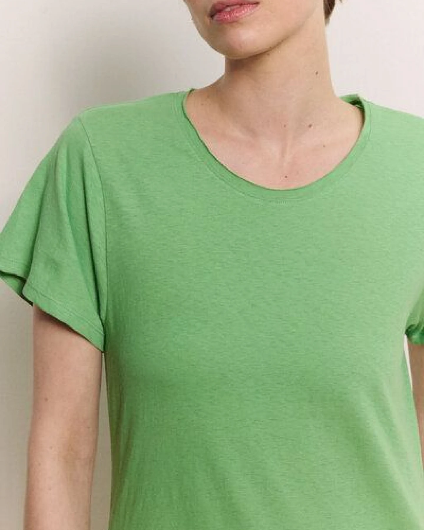 TRANQUILLO Jerseykleid Inoaa aus Biobaumwolle und Leinen ([1040001) – Ansicht 3