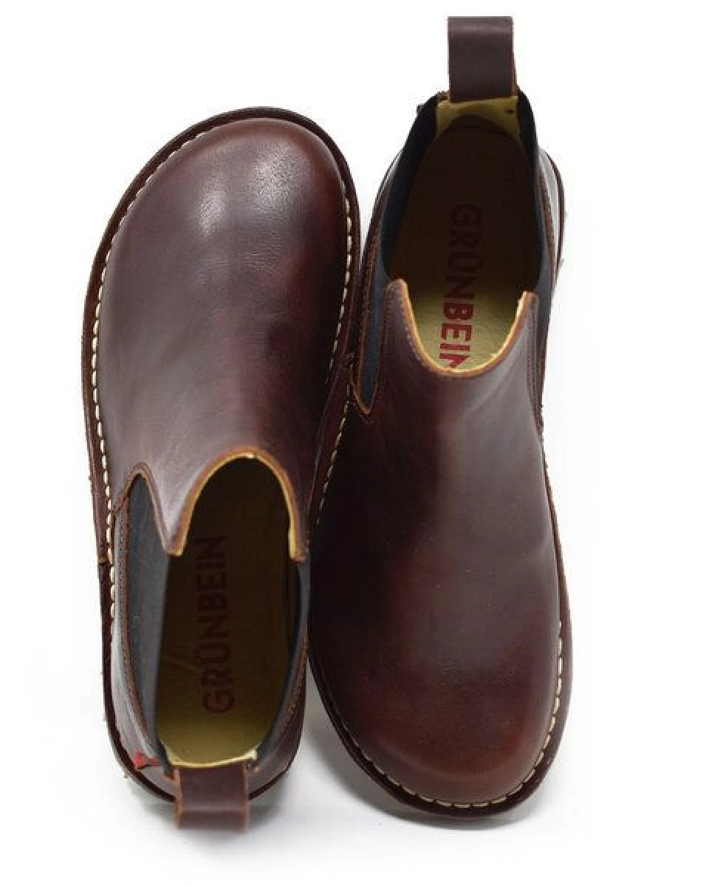 Grünbein Shoes Chelsea Boots Susanne Naturform rotbraun – Ansicht 2