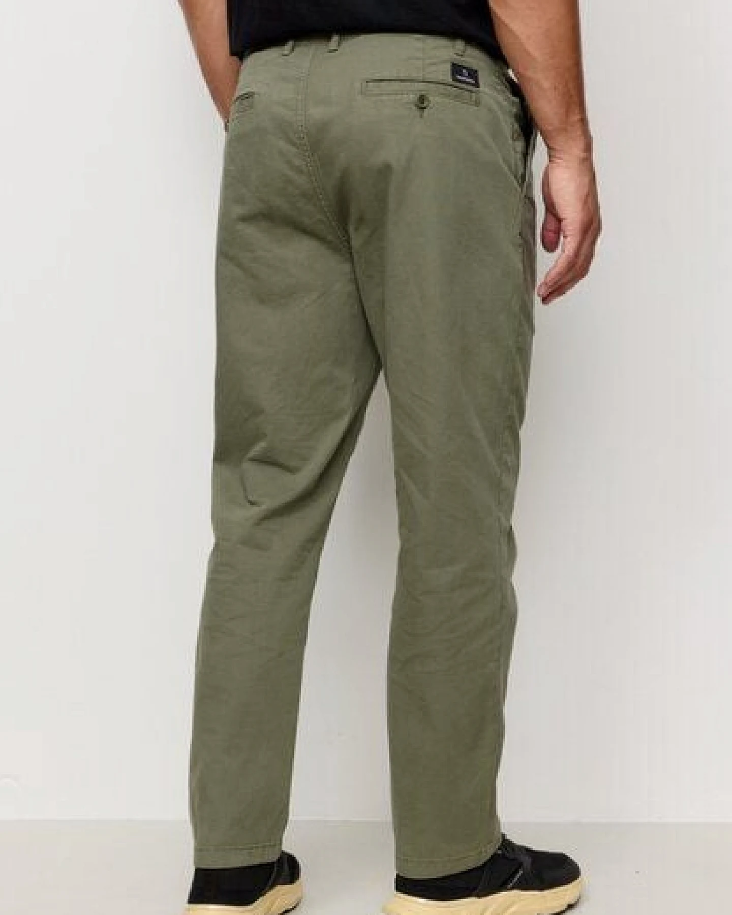 Herren Chino mit Bundfalte aus Bio-Baumwoll Mix - OAK - recolution – Ansicht 4
