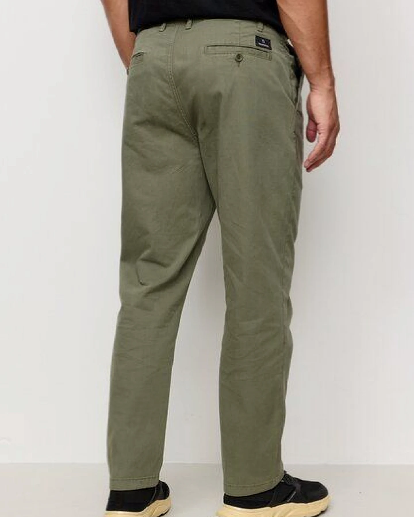 Herren Chino mit Bundfalte aus Bio-Baumwoll Mix - OAK - recolution – Ansicht 2