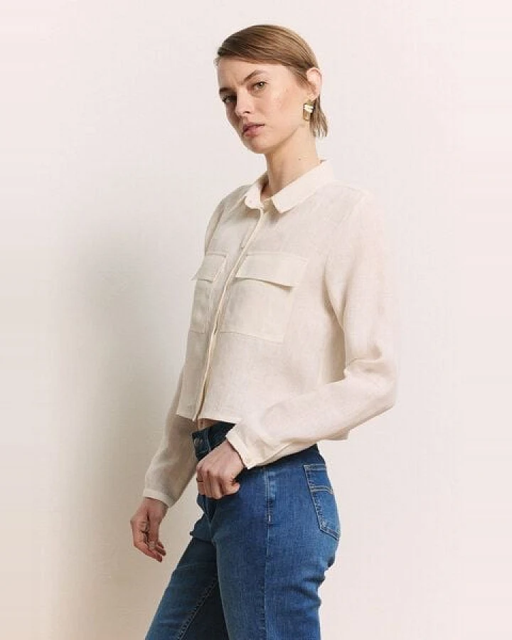 TRANQUILLO Bluse Jaacky aus Leinen (1180002)