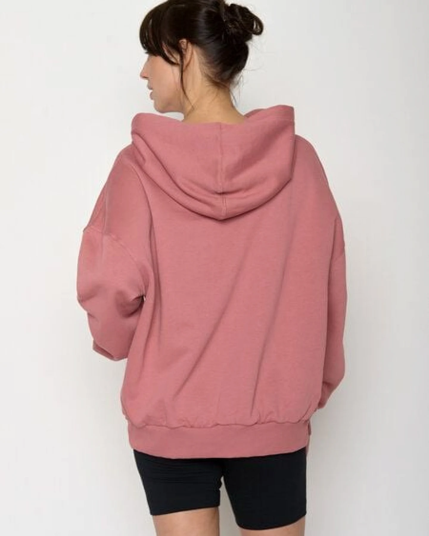 GREENBOMB Bike Handdrawn Mello - Lässiger Hoodie aus Bio-Baumwolle / hochwertiger Print / GOTS / Fair & Vegan – Ansicht 4