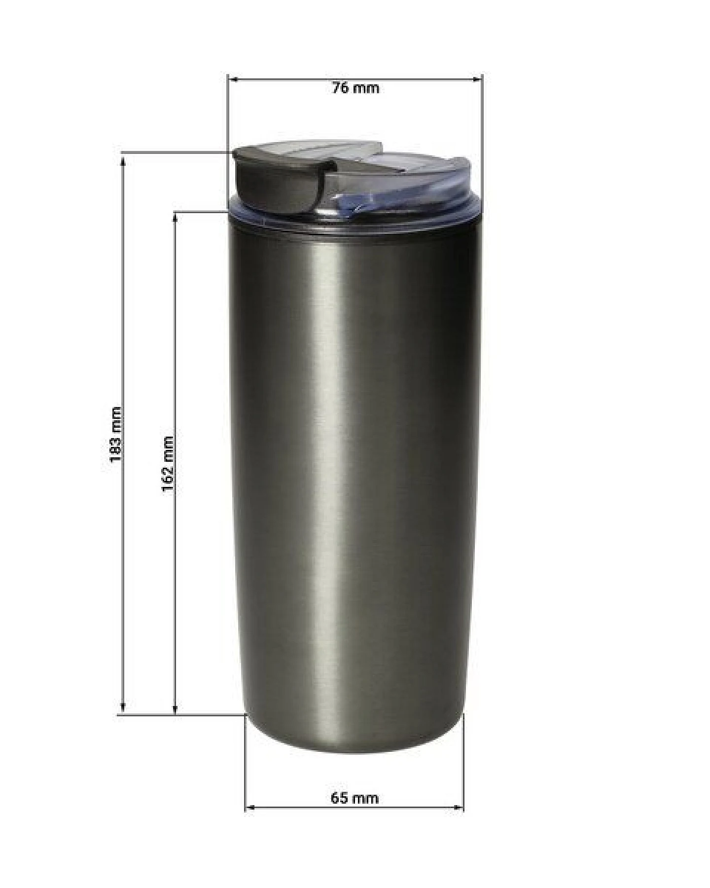 elasto Kaffeebecher "Arabica" aus robustem Edelstahl - doppelwandiger Isolierbecher – Ansicht 3