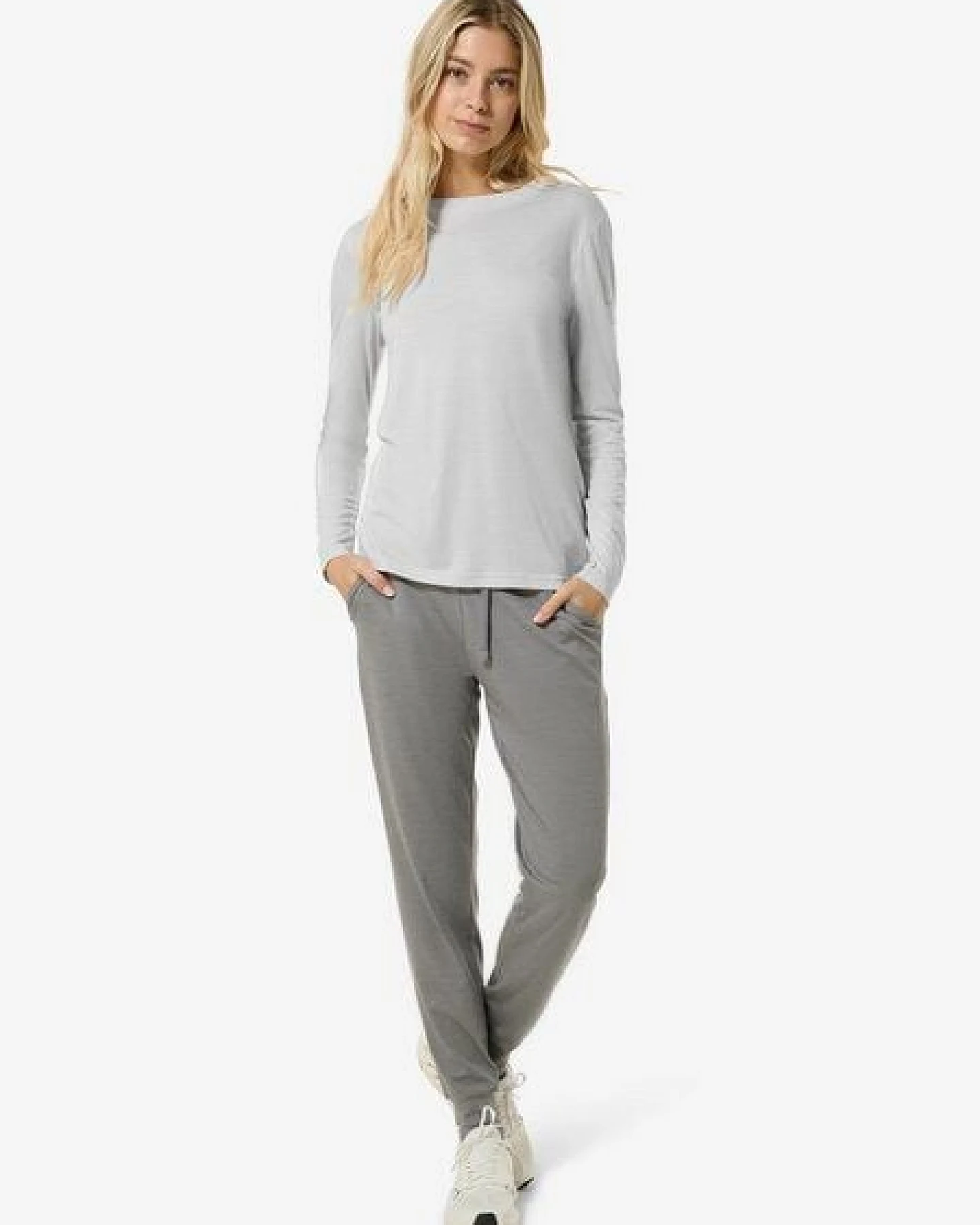 super.natural W CASUAL RIB BIO J LS für Damen, nachhaltig, Merino – Ansicht 3