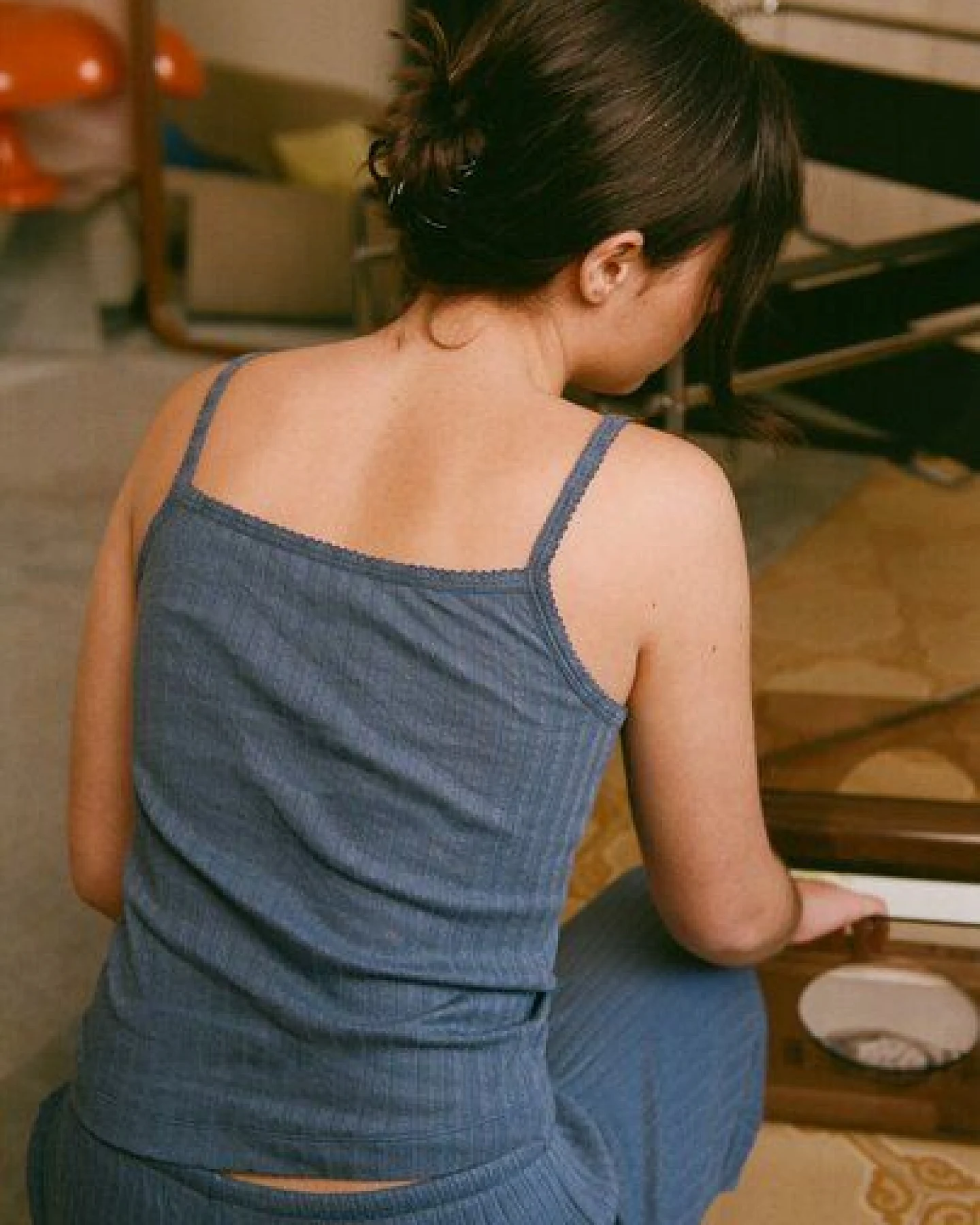 Nénés Tanktop Emilie - Blau – Ansicht 2