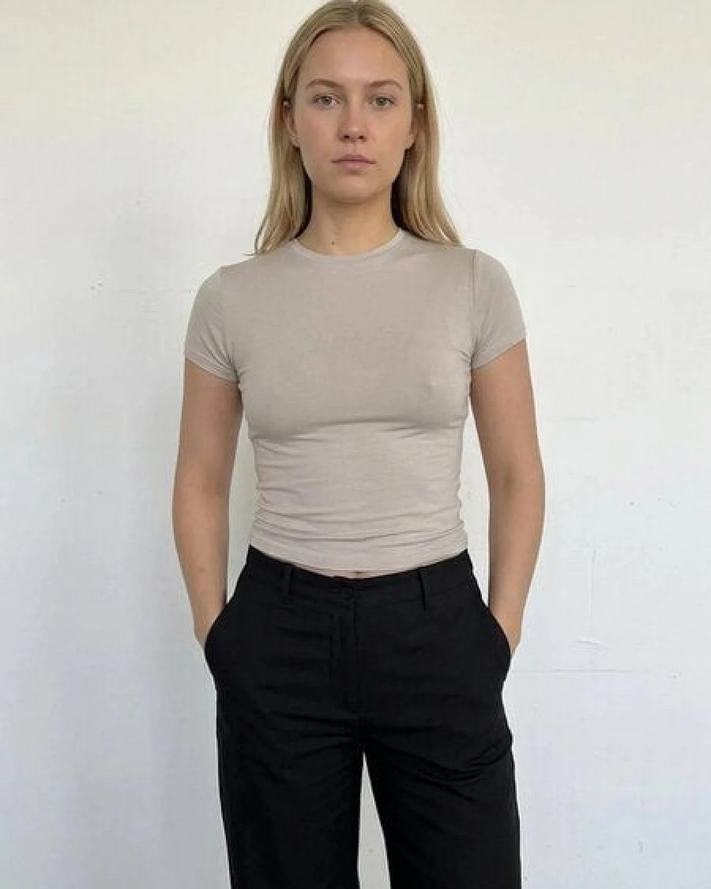 Yahmo Iris Soft Tee Stone – Ansicht 2