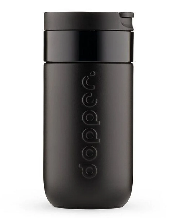 Dopper Thermobecher Travel Mug 300ml, 400ml - Auflaufsicher, kohlensäurehaltige Getränke, 6 Stunden warm / 20 kalt