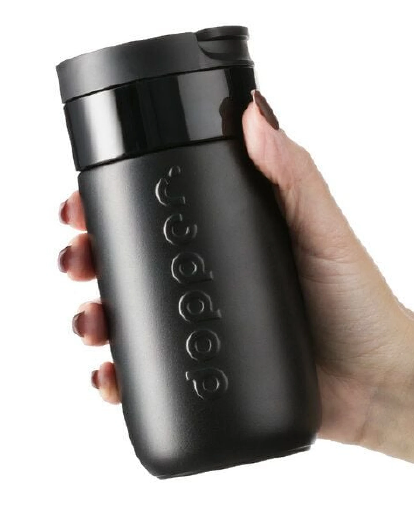 Dopper Thermobecher Travel Mug 300ml, 400ml - Auflaufsicher, kohlensäurehaltige Getränke, 6 Stunden warm / 20 kalt – Ansicht 4