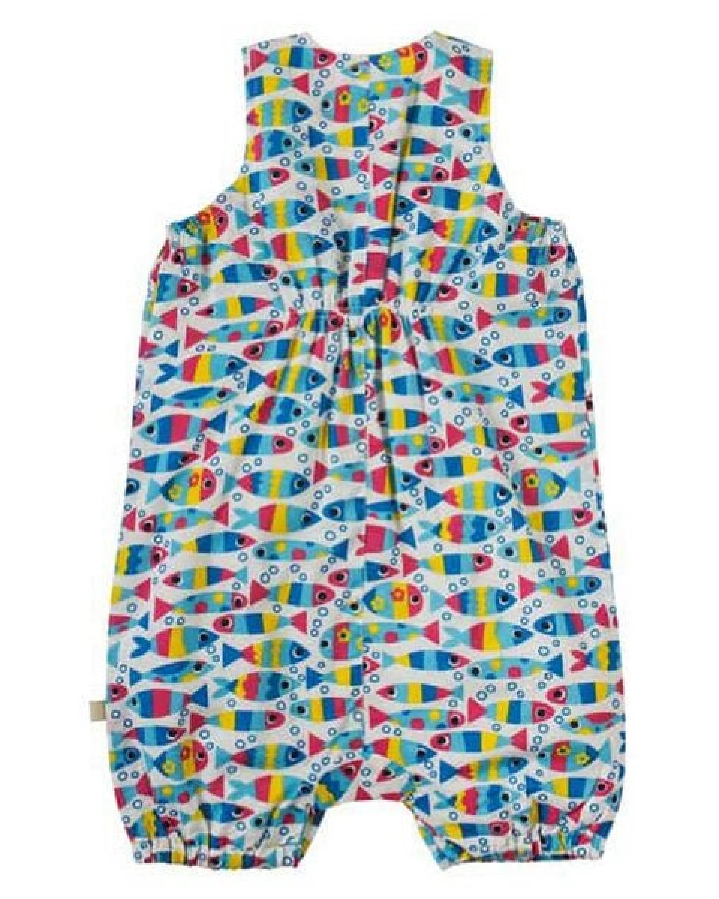 Frugi Latzhose "Bubble Fish" bunt Sommerhose – Ansicht 3