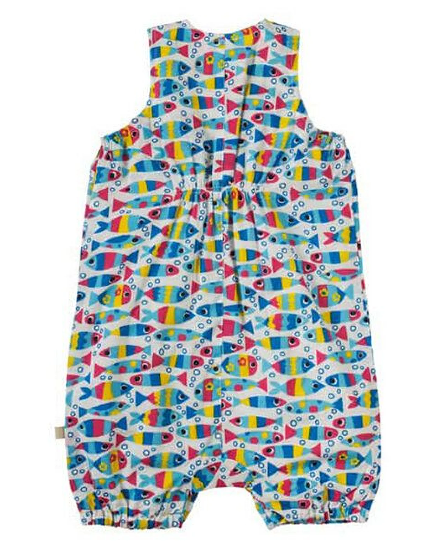 Frugi Latzhose "Bubble Fish" bunt Sommerhose – Ansicht 3