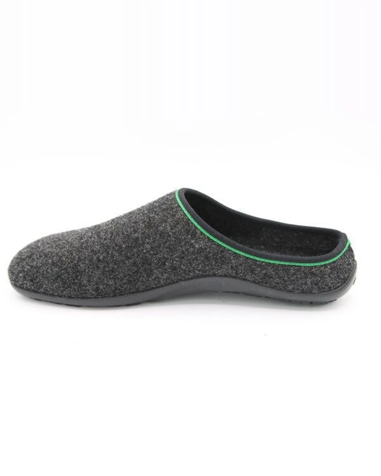 Pantoffel homey mit Barfußgefühl pifit! aus hochwertigem Wollfilz, anthrazit, 32100-3 – Ansicht 3