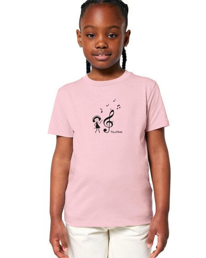 FellHerz Kids T-Shirt Music Lover rosa